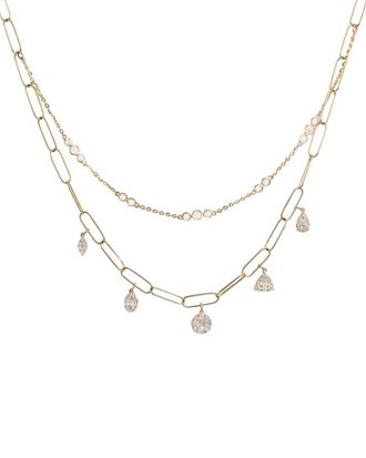 Diana M. Jewels Fine Jewelry 14K 0.88 Ct. Tw. Diamond Necklace