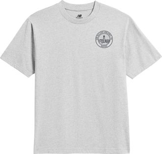 New Balance Crest Graphic T-Shirt in Ash Heather at Nordstrom, Size Small