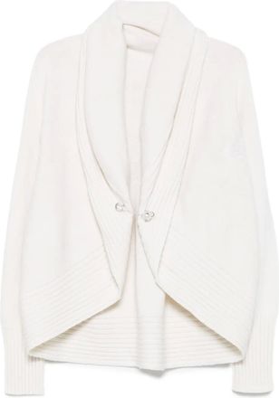 Alberta Ferretti Cardigan con scollo a scialle - Toni neutri