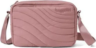 Baggallini Set Wave Crossbody Bag in Rose Quartz Wave Puff at Nordstrom