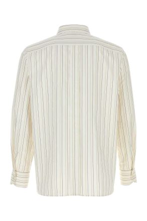 Saint Laurent 848033y7k19 1332 Craiekakimarron Exterior: Cotton Camicie Shirt