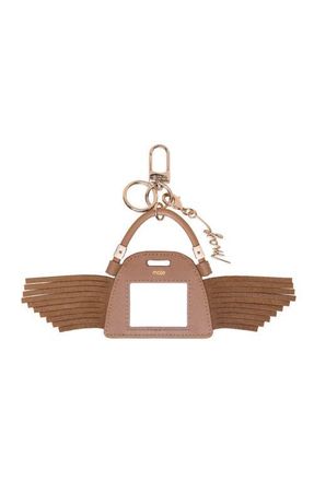 Maje Miss M mini mirror bag charm in Camel at Nordstrom, Size Medium