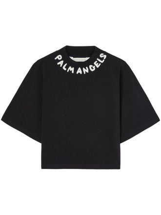 Palm Angels T-shirt Seasonal Logo - Nero