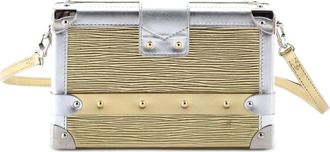 Louis Vuitton Petite Malle Handbag Epi Leather clutch bag - Goud