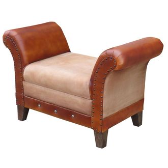 Wanderlust Deco Wanderlust Deco - Banqueta Tapizada Marr&oacute;n 88x49x62