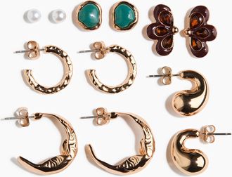 H&M 6 Paar Ohrringe - Gold