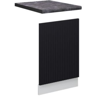 Vicco Panel Frontal Fame-line, Rayas Negras, 45 Cm, Et Antracita