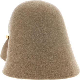 Jacquemus JA345591BM Cloche Hat - Beige