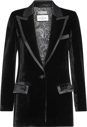 Philipp Plein Dames, Jassen, Zwart, Maat: XL Velours