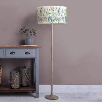 Voyage Maison Solensis Floor Lamp with Cirsium Eva Lampshade in Grey