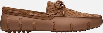 Swims Mens Brown Woven Driver Loafer - Size: 10