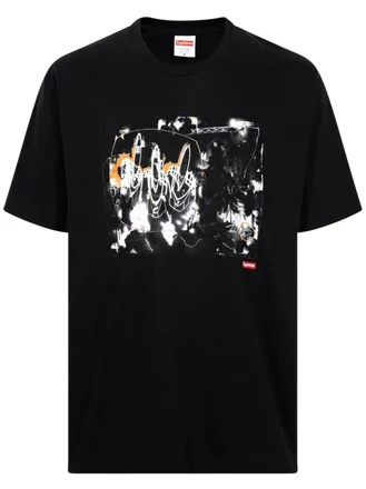 SUPREME T-shirt con stampa grafica Supreme x Futura 2000 - Nero