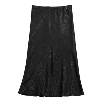 Patrizia Pepe Flared Maxi Skirt - female - Patrizia Pepe - Maxi Skirts - Black - M - Skirts