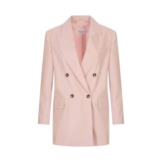 Max Mara Ombrosa Blazer - female - Max Mara - Blazers - Pink - 2XS - Jackets
