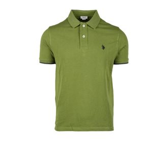 U.S.Polo Association U.s. Polo Assn., Heren, Tops, Groen, Maat: 2XL