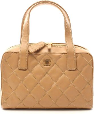Chanel Leather Wild Stitch Handbag