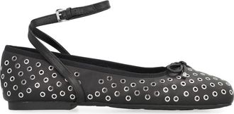 Michael Kors Schoenen, Dames, Zwart, 39 EU, Leer, Collette Flex Leren Ballerinas