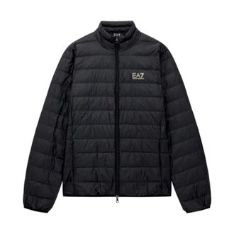 Emporio Armani Down Jackets, male, Blue, Size: 3XL Packable Down Jacket