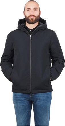 Ciesse Piumini Omkeerbare Korte Donsjas Antraciet Grijs - Heren - Winterjassen - Zwart - 3XL - Jassen