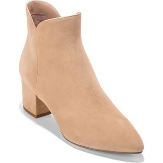 Cole Haan Elyse Bootie in Blush Suede at Nordstrom Rack, Size 8