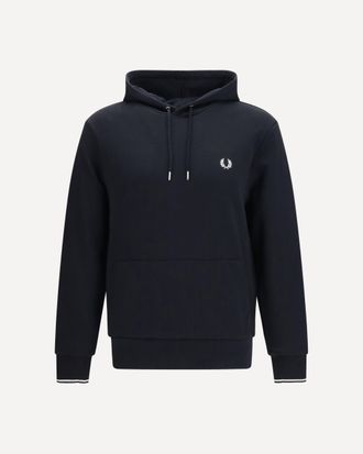 Fred Perry Hoodie with striped cuffs Male XL