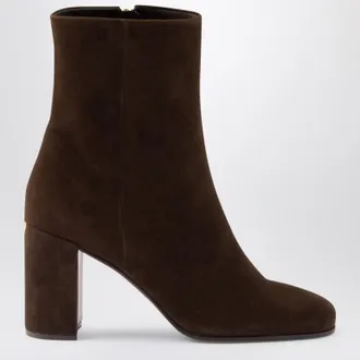 Prada Dark brown suede boot
