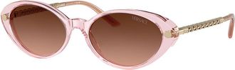 Versace VE 4469 54725M 54mm Womens Oval Sunglasses