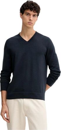 Marc O'Polo Maglione a maniche lunghe con scollo a V - - Knitwear - Uomo - Blu - S