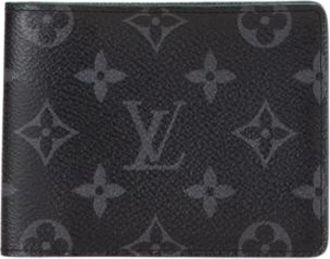 Louis Vuitton Pre-owned Wallets, female, Black, Size: ONE SIZE Pre-owned Canvas Wallet