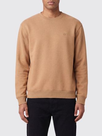 Valentino Felpa girocollo in cotone con maniche lunghe