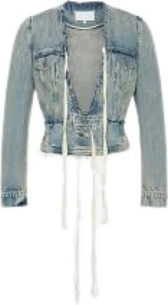 Maison Margiela Denim Jacket - Dames - Spijkerjassen - Blauw - S - Denim - Jassen
