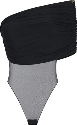 Elisabetta Franchi Dames, Tops, Zwart, Maat: 2XL Jersey