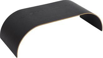 AYTM Holztablett Curva für das Curva-Wandregal 62.2 x 25.5 cm - Schwarz