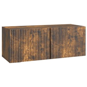 vidaXL Mueble Para Tv De Pared Roble Ahumado 78,5 X 31 X 30 Cm Vidaxl