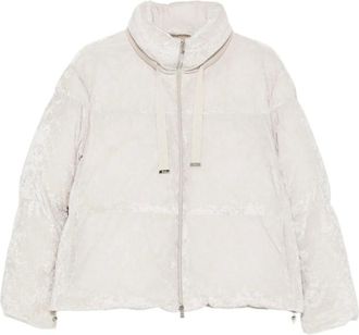 Herno Resort Donsjack - Dames - Jassen - Wit - Maat: 2XS Zijde