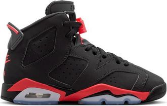 Nike Jordan Boys Retro 6 - Boys Grade School Basketball Shoes Red/Black Size 3.5