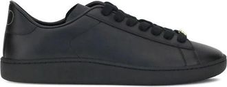 Valentino Garavani Royco Leren Sneakers - Heren - Sneakers - Zwart - 44 EU - Leer - Schoenen