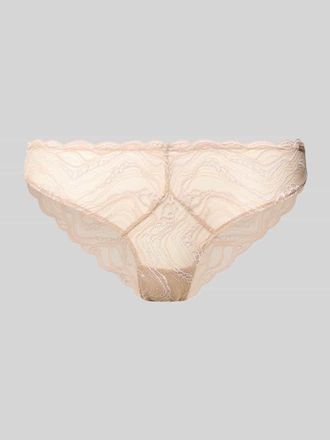 Calvin Klein Underwear Bikini Brief in semitransparentem Design in Beige, Gr&ouml;&szlig;e L