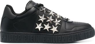 Philipp Plein Runner Stars low-top sneakers - unisex - Leather - 40 - Black