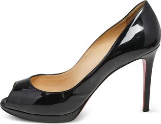 Christian Louboutin Pumps a punta aperta 100mm - Nero