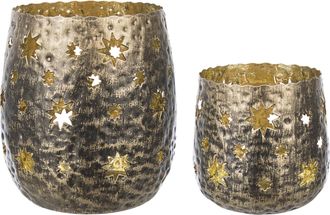 BIZZOTTO 2er-Set Windlichter Kalix