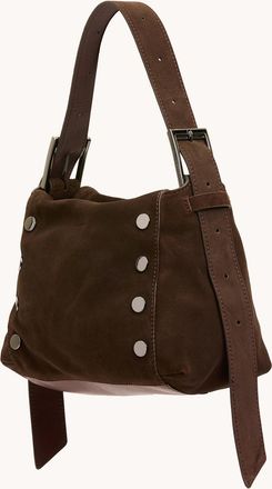 Hammitt Hammitt Bryant Belted Suede Gunmetal Med