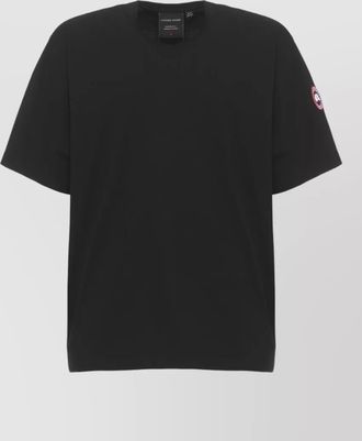 Canada Goose round neck short sleeve cotton tshirt