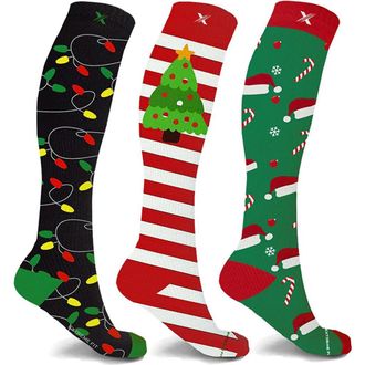 Extreme Fit 3-Pack Ankle Length Compression Socks in Mix at Nordstrom Rack, Size Large/x-Large