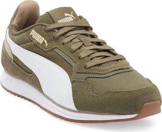 Puma Softride ST Miler Sneaker in Loden Green/Puma White/Gum at Nordstrom Rack, Size 10.5