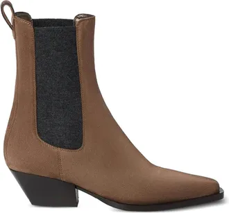 Brunello Cucinelli Suede Bootie