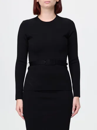 Tom Ford Top slim fit a maniche lunghe in viscosa con cintura in vita