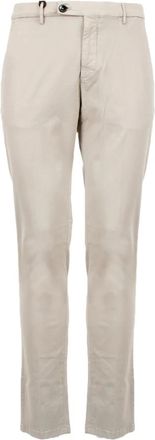 Michael Coal Heren, Broeken, Beige, Maat: W40 Katoen