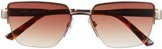 Vince Camuto Gradient Square Sunglasses in Gold at Nordstrom Rack