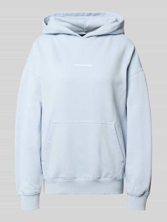 Pegador Oversized Hoodie mit Logo-Stitching Modell CLARITA in Hellblau, Gr&ouml;&szlig;e XL